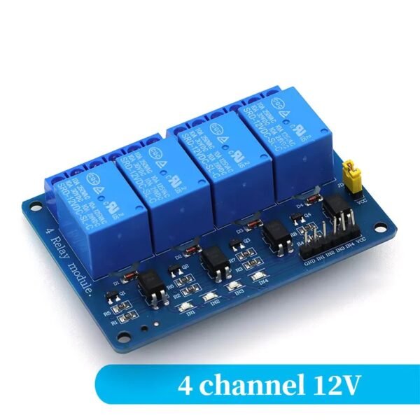 4 CHANNEL RELAY BOARD 12v